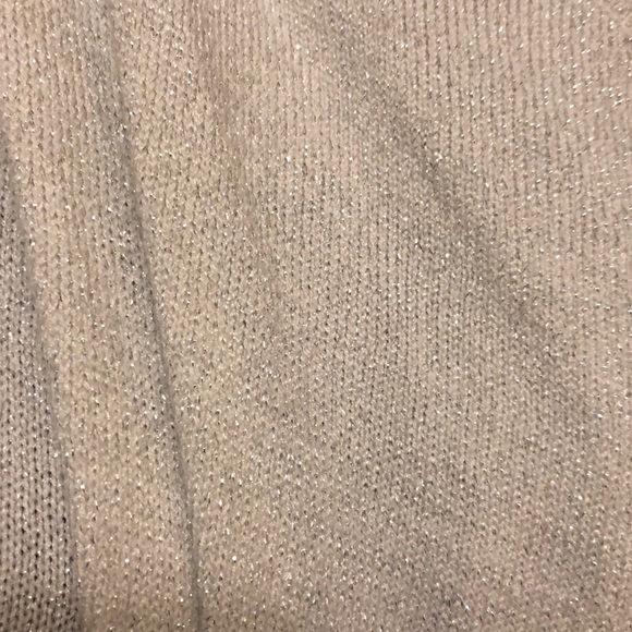 Silver Glitter Waterfall Cardigan - Picture 2 of 3